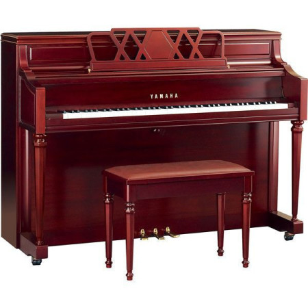 PIANO DROIT M2 SATIN MAHOGANY 1.10m YAMAHA  AVEC BANQUETTE