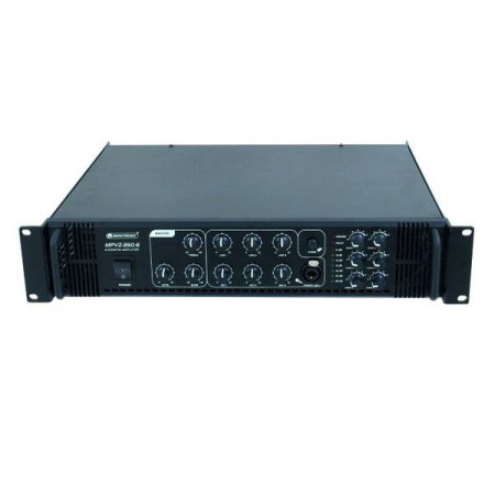 AMPLI MPVZ-350 OMNITRONIC 6Z, 350W 70V,100V 4-16ohm MP3,SD,USB CHIME 
