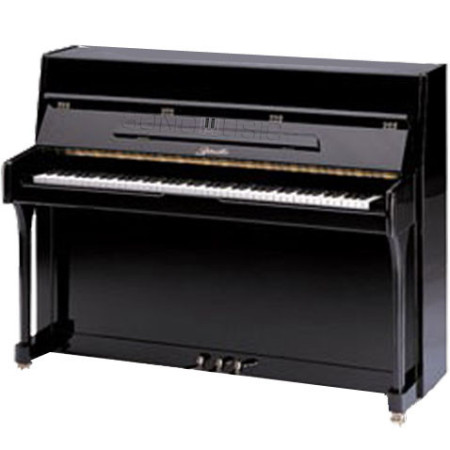 PIANO DROIT RITMULLER UP110R2 NOIR (EBONY) BRILLANT AVEC BANQUETTE 