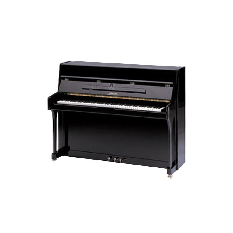 PIANO DROIT RITMULLER UP110R2 NOIR (EBONY) BRILLANT AVEC BANQUETTE 