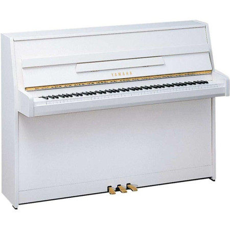 PIANO DROIT MODELE JU109 BLANC 1.09m YAMAHA AVEC BANQUETTE