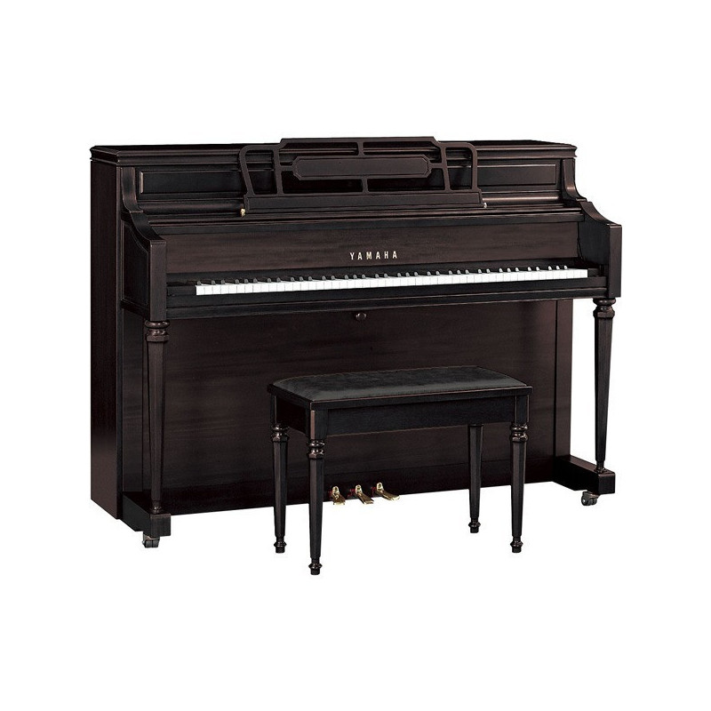 PIANO DROIT M2 SATIN BLACK WALNUT 1.10m YAMAHA  AVEC BANQUETTE