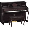 PIANO DROIT M3 SATIN BLACK WALNUT 1.18m